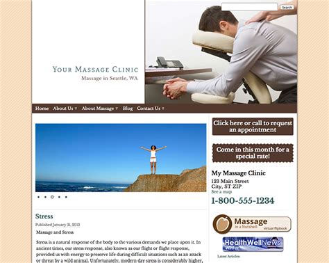 Officemassage Massage Perfect Websites Massage Website Design