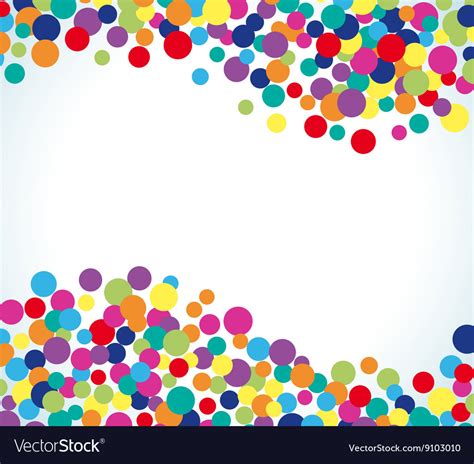 Colorful Abstract Dot Background Royalty Free Vector Image