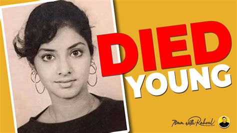 The Tragic Story Of Divya Bharti Youtube