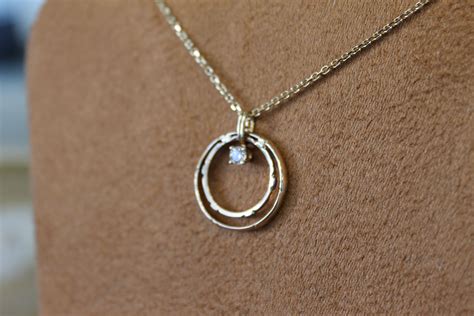 A Pendant Made From Parents Wedding Rings Wedding Ring Necklaces