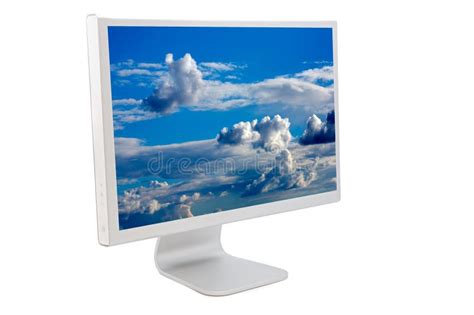 Lcd Computer Monitor Stock Image Image Of Technology 4175047