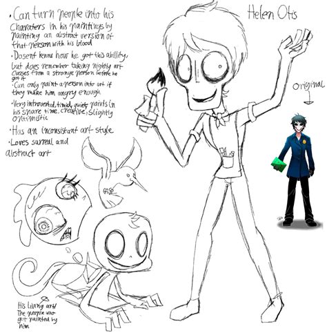 Creepypasta Redesigns Helen Otis The Bloody Painter Rcreepypasta