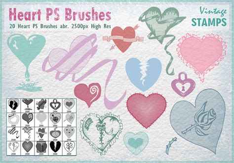 Heart Ps Brushes Free Photoshop Brushes At Brusheezy