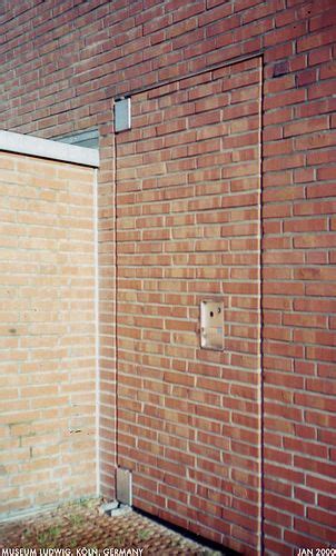 Unless you knew about it, you would have never been able to tell there was a hidden room behind this brick wall! brick door in 2020 | Doors, Secret rooms, Brick