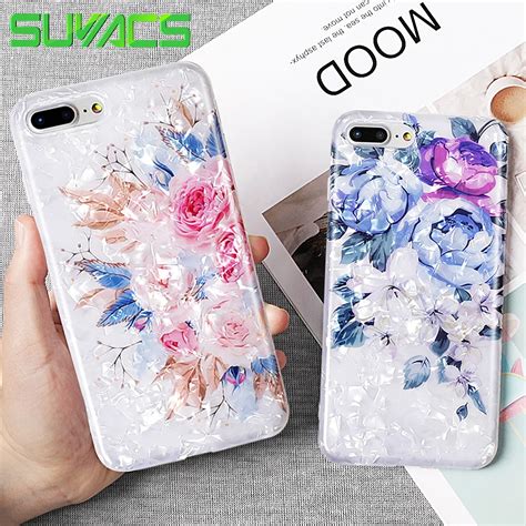Suyacs Glossy Phone Case For Iphone 6 6s 7 8 Plus X Xs Max Xr Beautiful