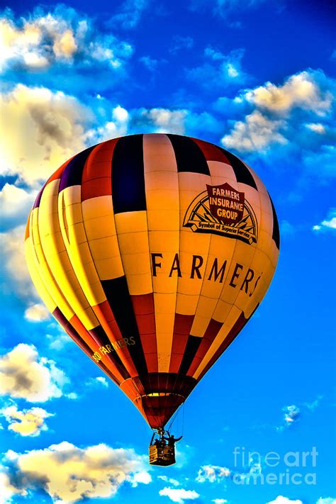 Complete farmers insurance in long beach, california locations and hours of operation. Hot Air Ballon Farmer's Insurance Photograph by Robert Bales