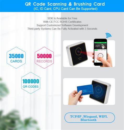 Rakinda Qr Wifi Nfc Ic Card Reader Wiegand Output Rfid Wireless Access Control Card Reader Buy