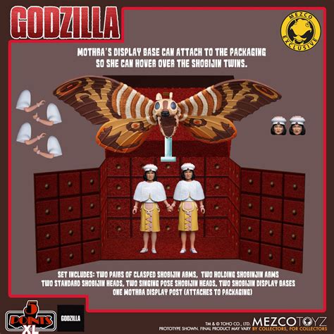 Mothra Vs Godzilla 1964 Mothra And Shobijin Twins Boxed Set