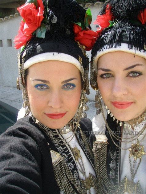 Beautiful Women Of Historical Macedonia Greece In Traditional