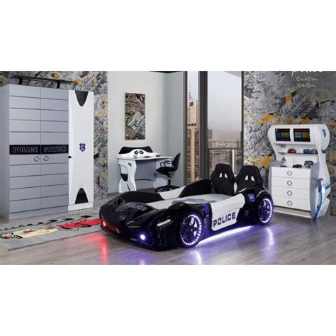 There are duvet covers to match any decorating personality, but we really like the leadtimes duvet cover set, which is available in a bright and cheery. Police Car Bed - Decor and Design