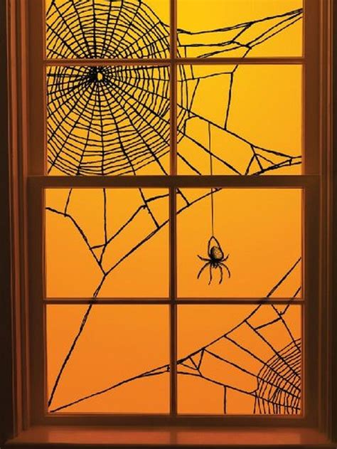 20 Halloween Diy Window Decorations Decoomo