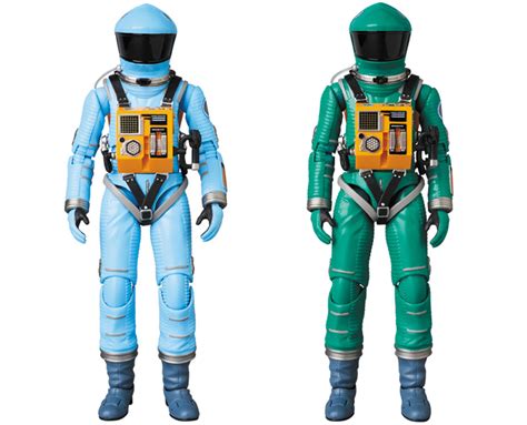 Mafex 2001 A Space Odyssey Blue And Green Space Suit Variants The