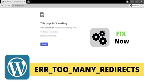 ERR TOO MANY REDIRECTS In Wordpress Fix In Minutes YouTube