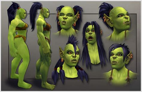 Female Orc Character Model Redesign