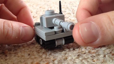 Lego Moc Mini Tiger Tank Youtube