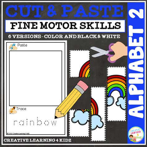 These worksheets are designed to help kids develop their scissor skills. Cut and Paste Fine Motor Skills Puzzle Worksheets ...