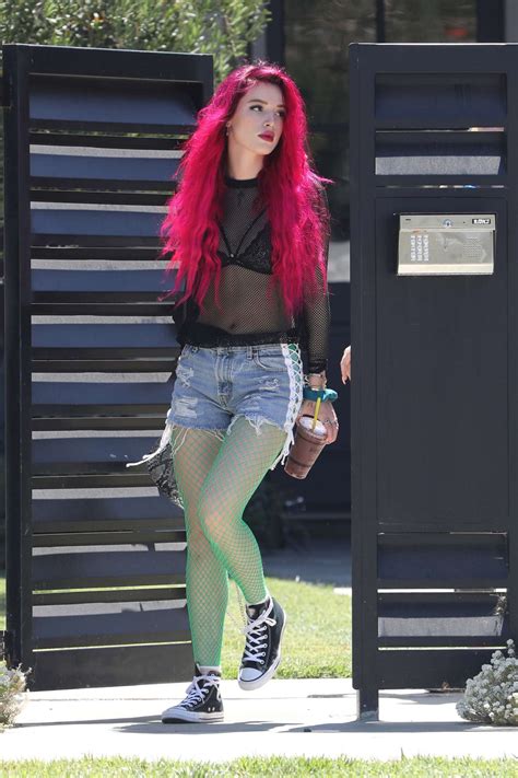 Bella Thorne With New Freshly Bright Red Dyed Hair 12 Gotceleb