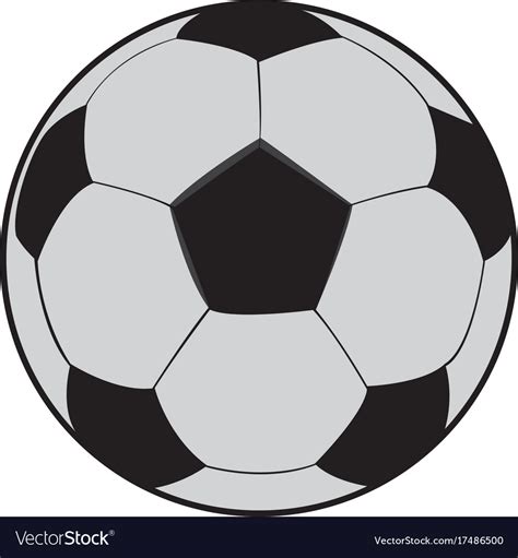 Isolated Soccer Ball Royalty Free Vector Image
