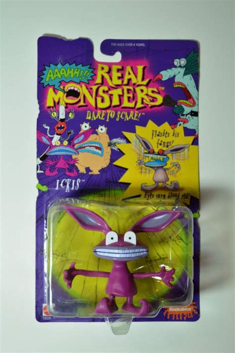 Ickis Aaahh Real Monsters Sealed Action Figure Nickelodeon Mattel Real Monsters S Toys