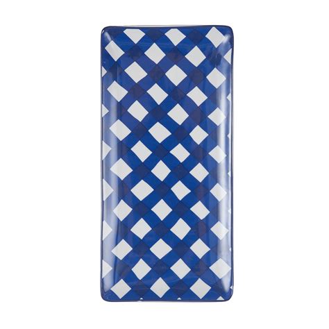 Gingham Serve Tray