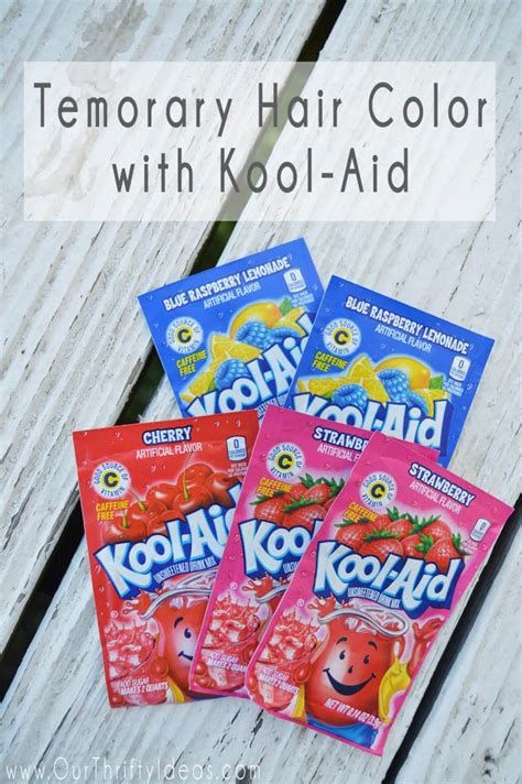 Easy Way To Add Fun Color To Your Hair Using Kool Aid