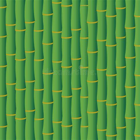 Fond Vert De Tiges En Bambou Illustration Stock Illustration Du
