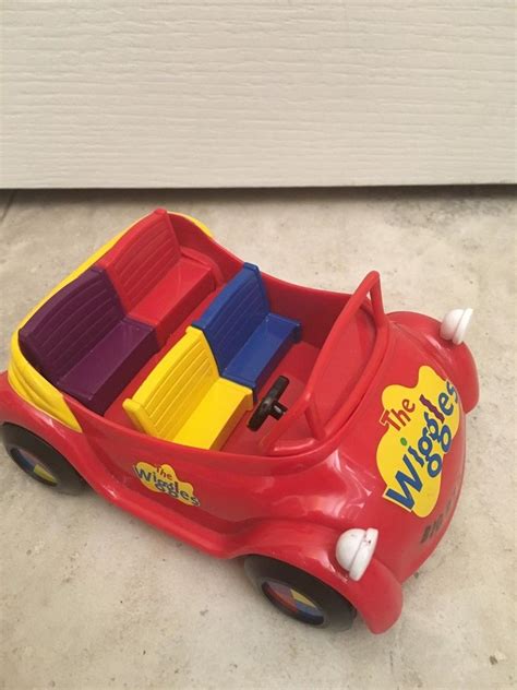 The Wiggles Big Red Car Toy With Wiggles Figures By Smiti Rare