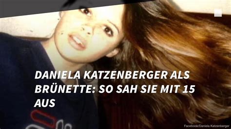 Daniela Katzenberger als Brünette So sah sie mit aus video Dailymotion