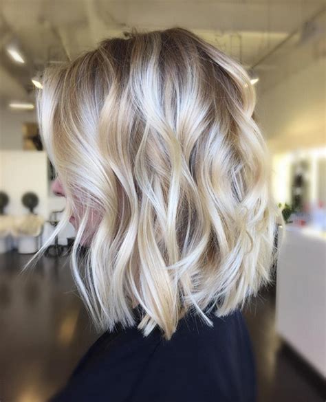 Seems impeccable and fits almost everyone! Soft Wavy Blonde Balayage Bob Hairstyles | Styles Weekly