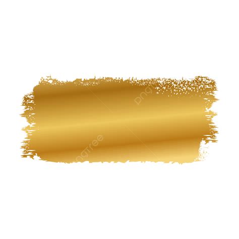Brush Stroke Paint Vector Art Png Paint Brush Stroke Png Gold Brush