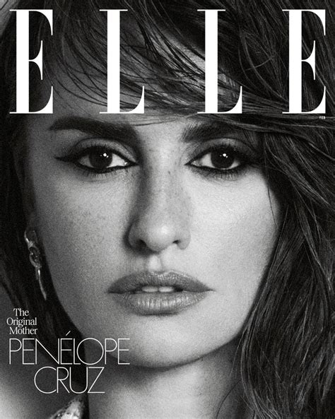 FERRARI Star Penélope Cruz Covers ELLE s February Issue Tom Lorenzo