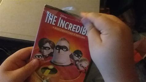 The Incredibles 2 Disc Collectors Edition Dvd Unboxing Youtube