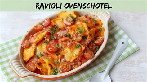 Ravioli Ovenschotel Lekker En Simpel Youtube