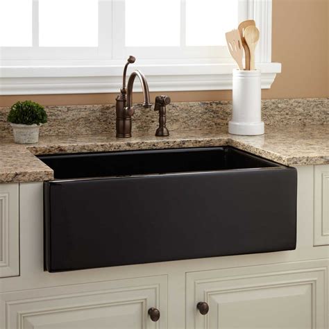 Shop for the right kitchen faucet to match your farmhouse / apron sink style. 30" Risinger Fireclay Farmhouse Sink - Smooth Apron ...