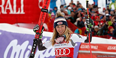 Shiffrin Skier Skiing American Mikaela Shiffrin Achieves New Record