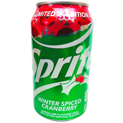 Sprite Winter Spiced Cranberry 12oz Candy Funhouse Candy Funhouse Ca