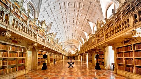 As 5 Mais Belas Bibliotecas De Portugal Vortexmag Palácio Nacional