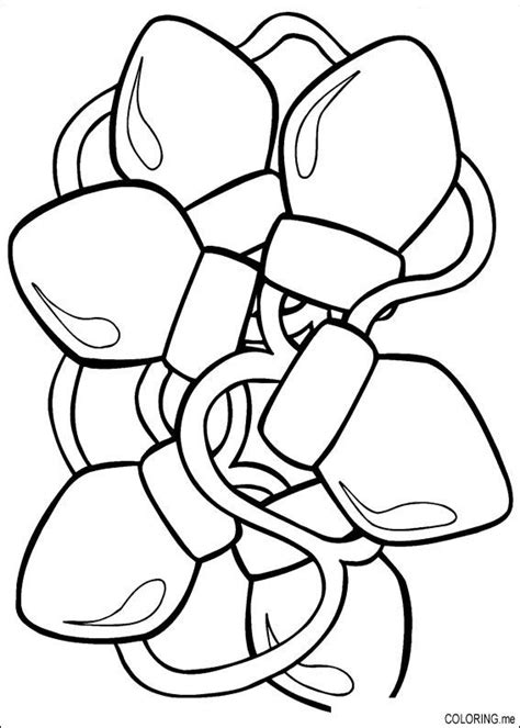 Check spelling or type a new query. Coloring page : Christmas light - Coloring.me