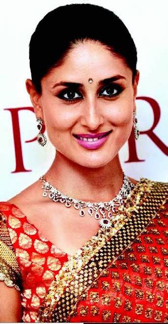 Gold And Diamond Jewellery Designs Kareena Kapoor In Diamond Necklace With Rubys