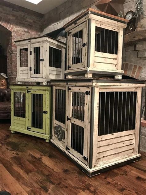 Animal room diy pour chien dog bedroom bedroom ideas bed ideas doggy room ideas dog spaces small spaces dog rooms keep pet supplies organized with these 11 smart storage ideas don't let toys and treats take over your home! dog room diy #dogroomdiy | Wooden dog kennels, Indoor dog ...