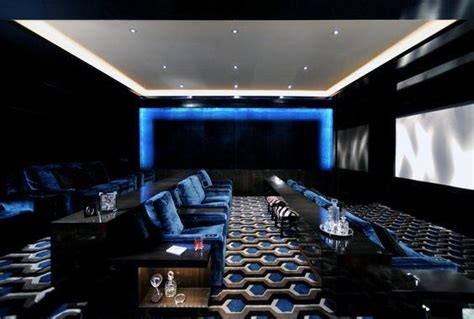 80 Home Theater Design Ideas For Men - Movie Room Retreats Small beach style home theater with small farmhouse home theater with walls draped in wood [from: