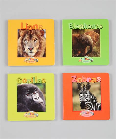 Zoobooks Critters Up Close African Safari Board Book Set African