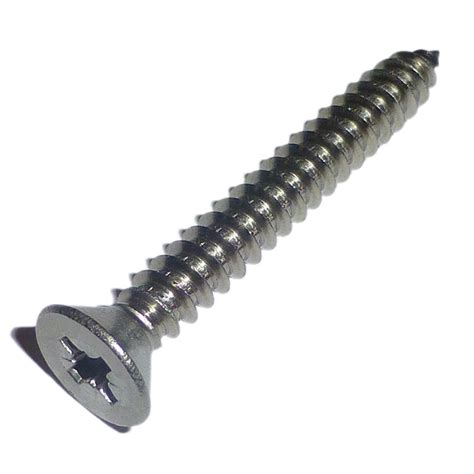 A2 Stainless Steel Countersunk Pozi Self Tapping Screws Stainless