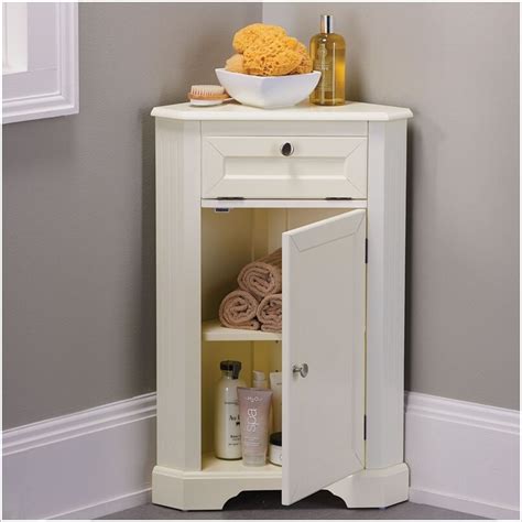 Small bathrooms require some great deal of imagination and innovation to organize so as to store the necessary things in a for them you need one of these nice small bathroom corner cabinets. 10 Clever Corner Storage Ideas for Your Home