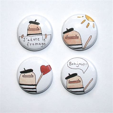 Cute Fridge Magnets Adorable T Idea Set Of Four Etsy Cute Ts