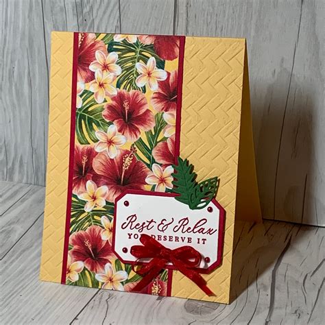 Stamped Sophisticates More Card Ideas Using Stampin Up Tropical