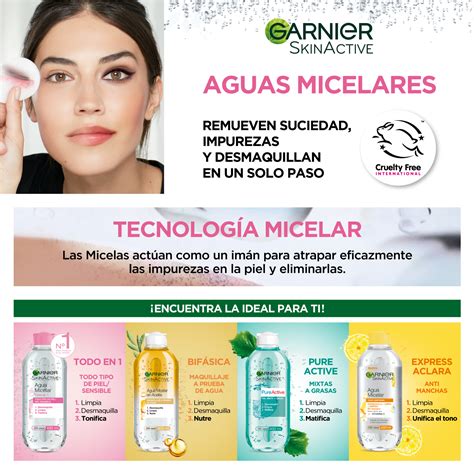 Ripley Agua Micelar Bif Sica Garnier Skin Active X Ml