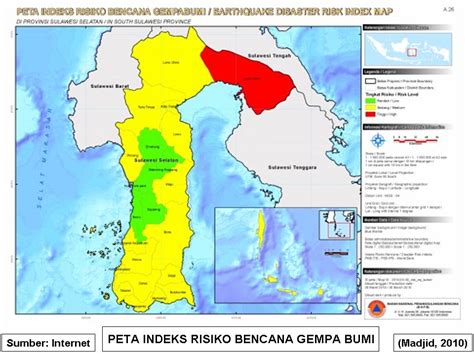 Peta Digital Peta Indeks Risiko Bencana Gempa Bumi Di Provinsi Porn