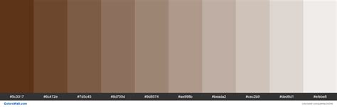 Tints Of Bakers Chocolate Color 5c3317 Hex Colorswall