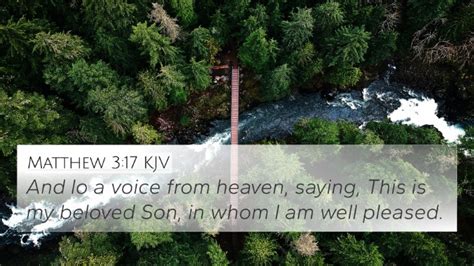 Matthew 317 Kjv 4k Wallpaper And Lo A Voice From Heaven Saying